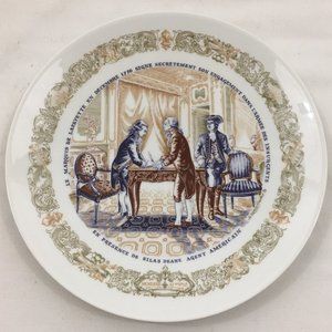 * D'Arceau-Limoges Premier Ed. Lafayette Legacy Collectors Plate, vintage 1973